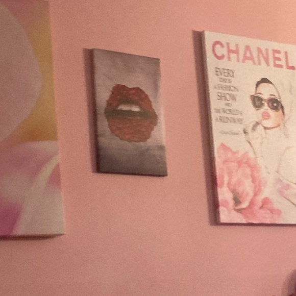 Lip Roses 🌹 canvas - Picture 2 of 3